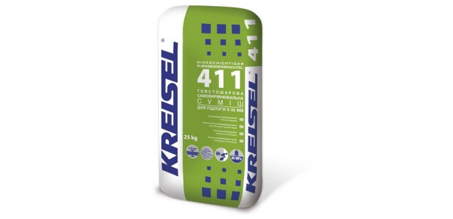 Крайзель 411 самовирівнювальна суміш для підлоги (5-35 мм)