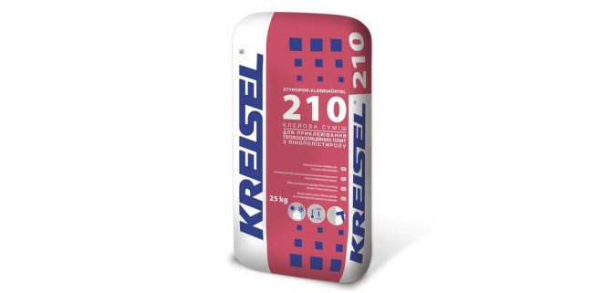 Клей для пінополістиролу Kreisel 210, 25 кг
