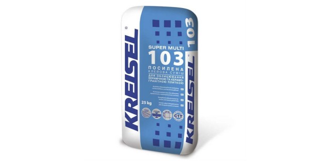Клей для плитки посилений Kreisel 103 (25 кг) 