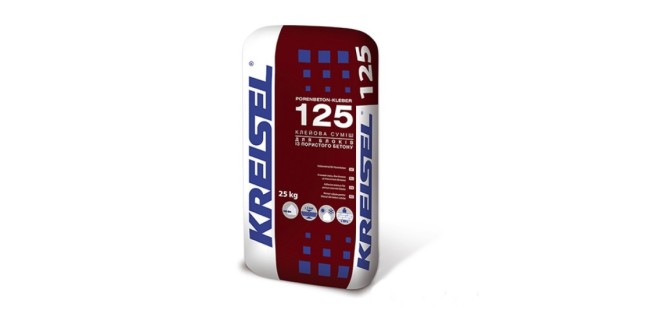 Кладочна суміш для пористого бетону Kreisel 125 (25 кг) Кладочна суміш для пористого бетону Kreisel 125 (25 кг)