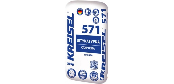 Штукатурка гіпсова стартова Kreisel 571 (25 кг)