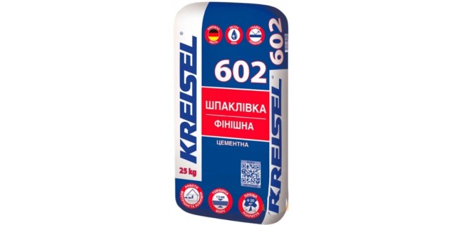 Шпаклівка цементна Kreisel 602 (25 кг)
