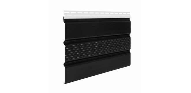 Софіт з перфорацією ASKO NEO (чорний) 1,07 м.кв.