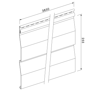 Панель FaSiding Standard 3,85х0,255 м (10 кольорів)