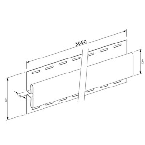 Планка сполучна FaSiding 3,05 м (10 кольорів)