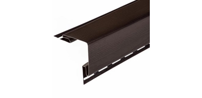 Планка кут зовнішній FaSiding 3 м (коричнева)