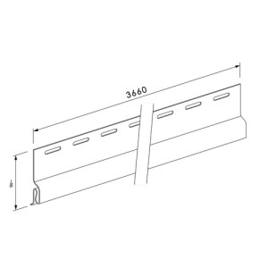 Планка стартова FaSiding 3,66 м (бавовна)