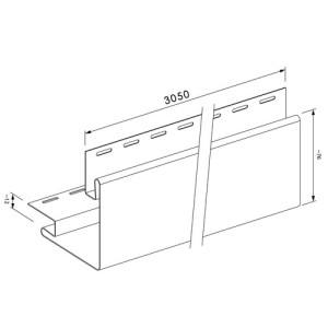 Планка кут зовнішній FaSiding 3,05 м (10 кольорів)