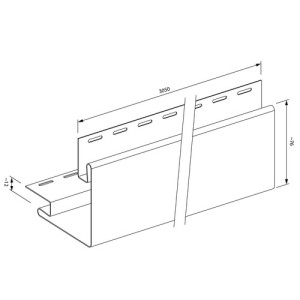 Планка кут зовнішній FaSiding Vifront 3,05 м (4 кольори)