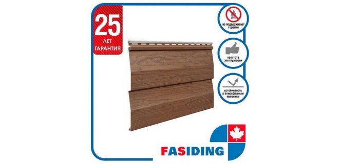 Панель FaSiding WoodHouse 3х0,25 м Золотий дуб