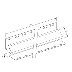 Планка кут внутрішній FaSiding Vifront 3,05 м (4 кольори) Планка кут внутрішній FaSiding Vifront 3,05 м (4 кольори)