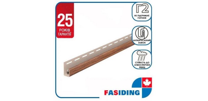 Планка J-trim FaSiding WoodHouse 3,05 м Золотий дуб