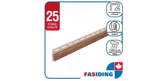 Планка фінішна FaSiding WoodHouse 3,05 м Золотий дуб