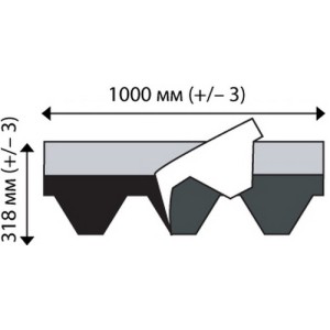 Бітумна черепиця IKO ArmourShield PLUS одношарова самоклеюча Бітумна черепиця IKO ArmourShield PLUS одношарова самоклеюча