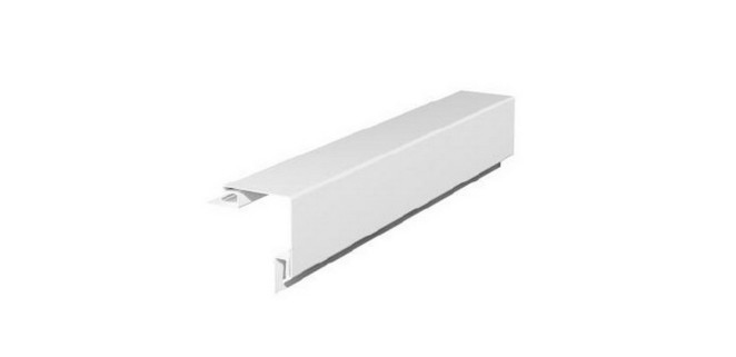 Планка угол внешний S-12 3,05 м System Max-3 (белый)