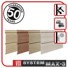 Панель фасадная X3-05 3,85х0,25 м System Max-3 (дуб, ясень)
