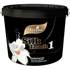 Глибокоматова латексна фарба для внутрішніх робіт Silk Touch 1 Maxima, 12 кг Глибокоматова латексна фарба для внутрішніх робіт Silk Touch 1 Maxima, 12 кг