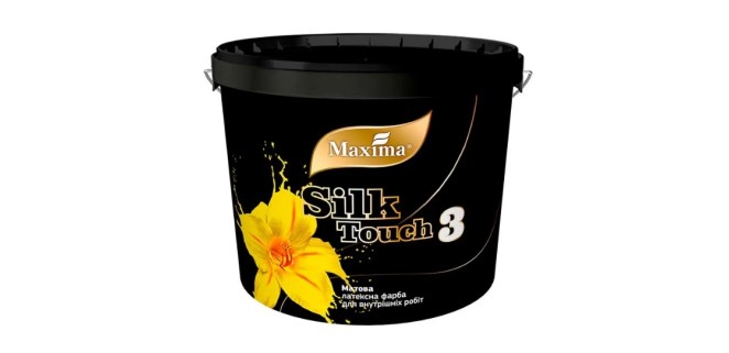 Матова латексна інтер’єрна фарба Silk Touch 3 Maxima (база В), 5 кг