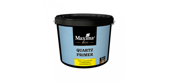 Ґрунт адгезійний з кварцовим наповнювачем Quartz Primer Maxima decor  1 л, до 8 м²
