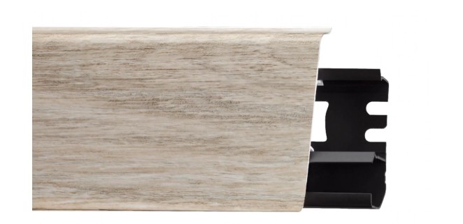 Плінтус ПВХ Arbiton INDO 70 мм 03 Дуб Лофт, 2,5 метри Плінтус ПВХ Arbiton INDO 70 мм 03 Дуб Лофт, 2,5 метри