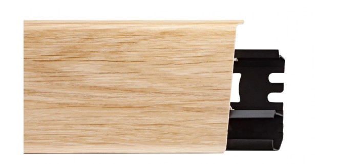 Плінтус  ПВХ Arbiton INDO 70 мм 04 Дуб Лінгбург, 2,5 метри