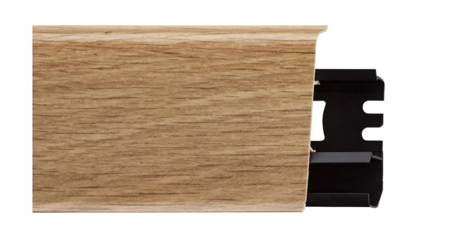 Плінтус  ПВХ Arbiton INDO 70 мм 10 Дуб Бурбон, 2,5 метри