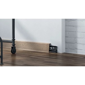 Плінтус  ПВХ Arbiton INDO 70 мм 10 Дуб Бурбон, 2,5 метри