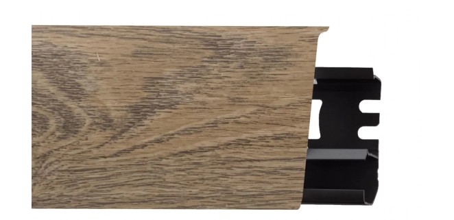 Плінтус  ПВХ Arbiton INDO 70 мм 11 Дуб Скелястий, 2,5 метри