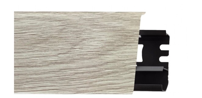 Плінтус  ПВХ Arbiton INDO 70 мм 135 Дуб Платінум, 2,5 метри