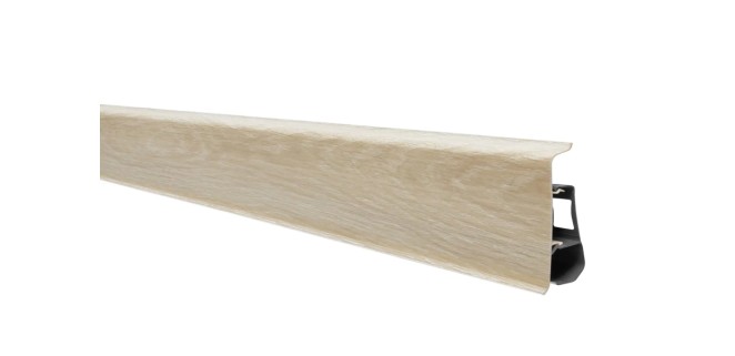 Плінтус  ПВХ Arbiton INDO 70 мм 187 Дуб Авалон, 2,5 метри