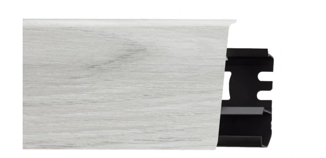  Плінтус  ПВХ Arbiton INDO 70 мм 19 Дуб Онтаріо, 2,5 метри