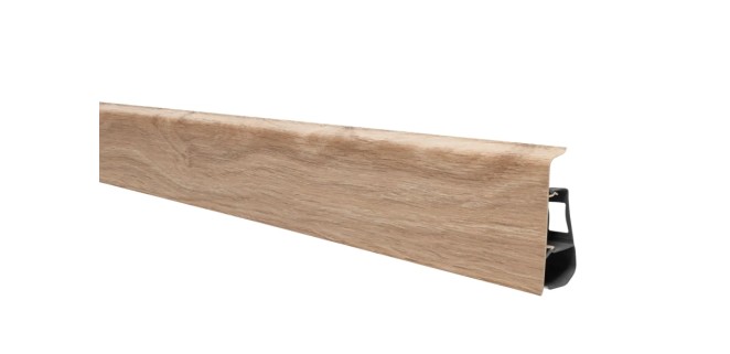 Плінтус  ПВХ Arbiton INDO 70 мм 198 Дуб Педро, 2,5 метри