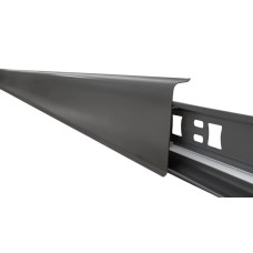 Плінтус  ПВХ Arbiton INDO 70 мм 220 Чорний Матовий, 2,5 метри