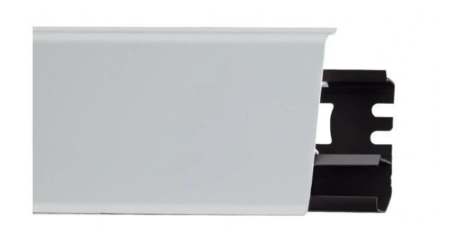 Плінтус  ПВХ Arbiton INDO 70 мм 40 Білий Матовий, 2,5 метри
