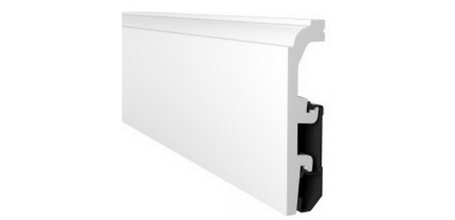  Плінтус  під покраску Arbiton VEGA 90 мм P0910, 2,4 метри