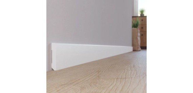 Плінтус ПВХ Arbiton Stiq S611 60 мм,  2,2 метри