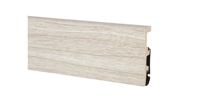  Плінтус  ПВХ Arbiton INTEGRA 80 мм 06 Ясен Аляска, 2,4 метри
