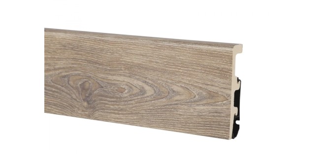  Плінтус  ПВХ Arbiton INTEGRA 80 мм 17 Горіх Темний, 2,4 метри