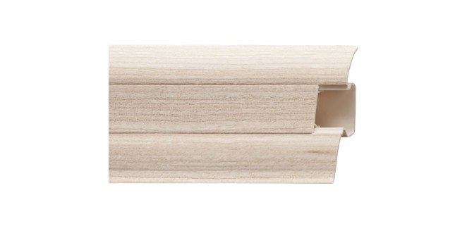 Плінтус Arbiton LM55 Ясень 23, 55 мм, 2,5 метри