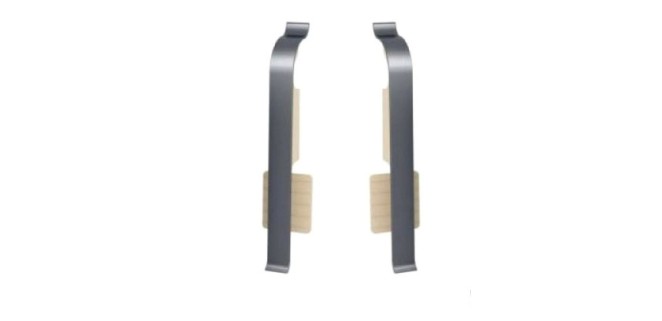 З'єднувачі для плінтуса Arbiton VIGO 80 під колір плінтуса, 2 штуки