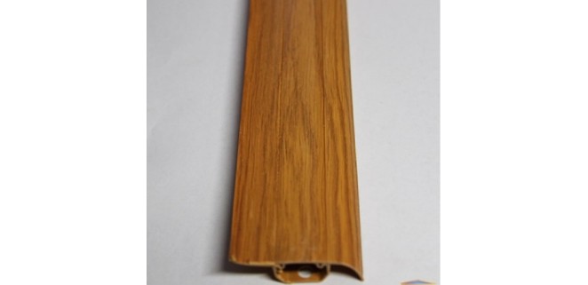 Плінтус ТІС 56 мм з резинкою вільха класична 13, 2,5 м