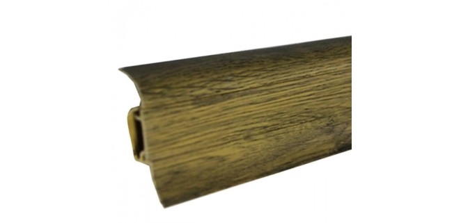 Плінтус ТІС 56 мм з резинкою дуб африканський 72, 2,5 м Плінтус ТІС 56 мм з резинкою дуб африканський 72, 2,5 м