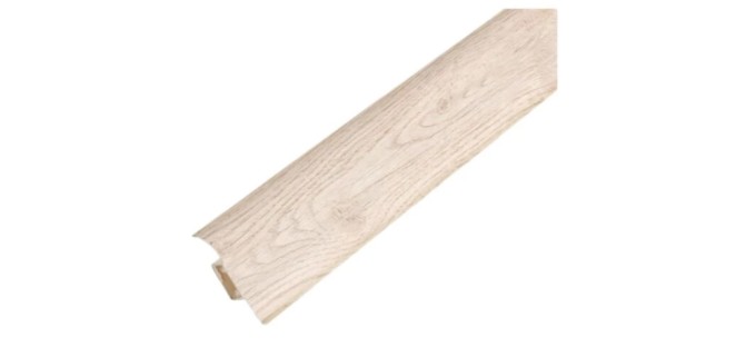 Плінтус ТІС  56 мм з резинкою дуб ванкувер 85, 2,5 м