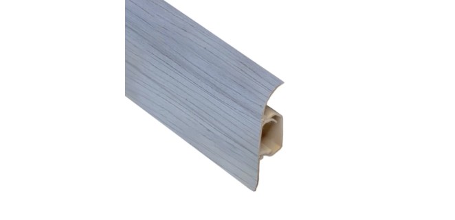 Плінтус ТІС  56 мм з резинкою смерека 90, 2,5 м