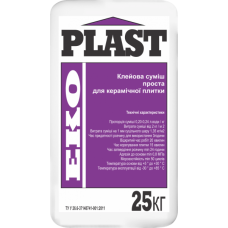  Клей простий для керамічної плитки (300/330) PLAST EKO 25кг