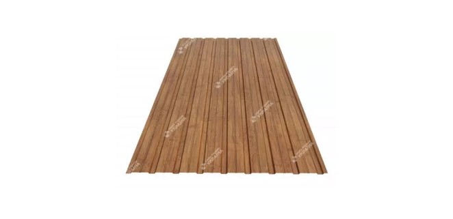 Профнастил ПС-10 3d Print (золотий дуб) 0,4 мм Китай Профнастил ПС-10 3d Print (золотий дуб) 0,4 мм Китай