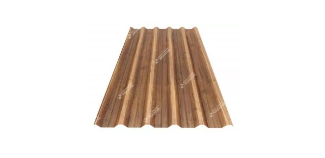 Профнастил ПК-35 3d Print (золотий дуб) 0,4 мм