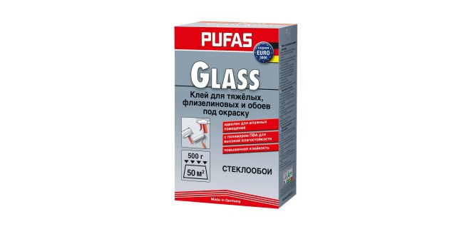 Клей для склошпалер Pufas Glass 500 г