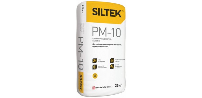 SILTEK РМ-10 Штукатурка цементно-известковая