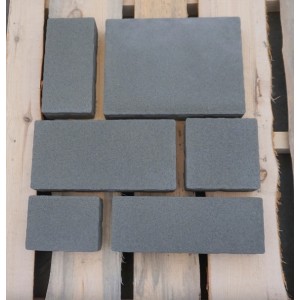 Тротуарна плитка Баварія h 60 мм, сіра